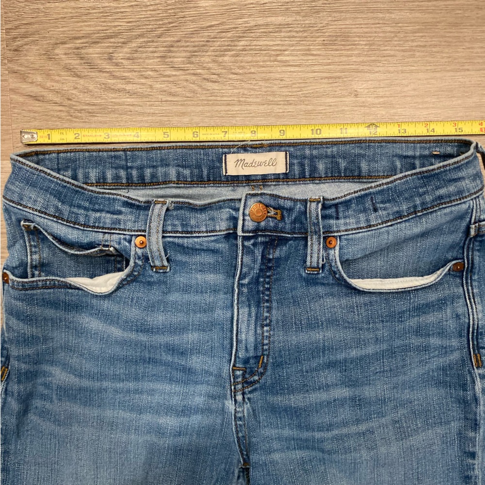 Madewell 9” High Rise Skinny Crop Blue Jeans Women’s 31 - Picture 4 of 8